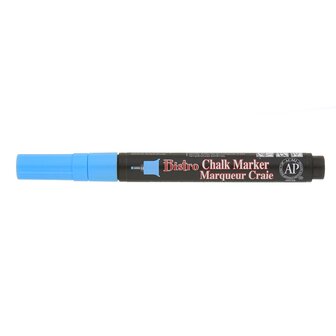 krijtstift met een extra fijne schrijf punt van 0,5 mm in de kleur fluo blauw