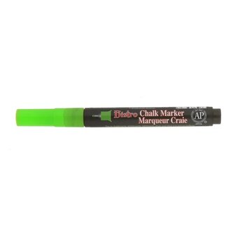 krijtstift met een extra fijne schrijf punt van 0,5 mm in de kleur fluo groen