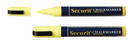 securit chalkmarker gele krijtstift