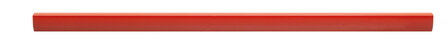 Lyra  Timmermanspotlood 330  24 cm rood plat ovaal potlood zonder lyra logo. STAFFELKORTING 100 st &euro;0,59