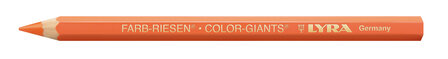 Lyra Color Giant kleurpotlood kleur licht oranje 013