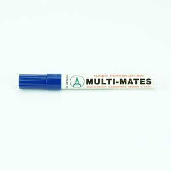 Yoken permanent marker No 50 multi-mates blauw