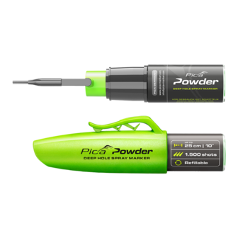 Aandruk spraystift tbv markeren in boorgaten Pica Powder