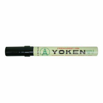 Yoken nr 10 permanent marker met ronde punt