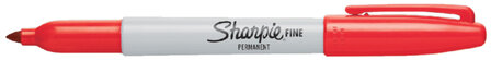 sharpie viltstift fijne 1-2mm punt rood