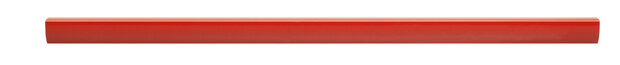Lyra  Timmermanspotlood 330  24 cm rood plat ovaal potlood zonder lyra logo. STAFFELKORTING 100 st €0,59