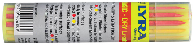 Navulstiftjes BASIS mix (3kl) voor DRY marker. Merk LYRA