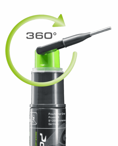 Aandruk spraystift tbv markeren in boorgaten