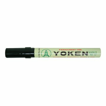 Yoken nr 10 permanent marker met ronde punt