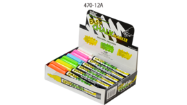 Krijtstift WIT easy chalk marker ronde 2-4mm punt