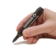 Suremark 1mm permanent marker zwart 