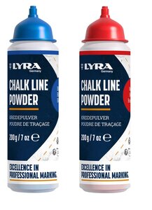 Slaglijn poeder blauw rot 200g  kreide pulver chalk powder